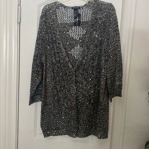 - Sparkling Black Cardigan